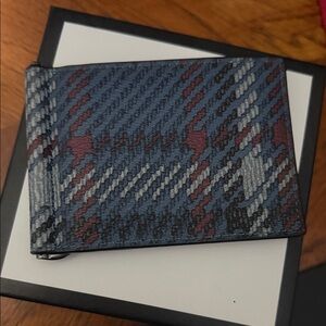 Coach Blue and Red Men's Wallet